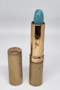 Rossetto tubo oro vintage Revlon ""Turchese"" J61 - Foto 1 di 5