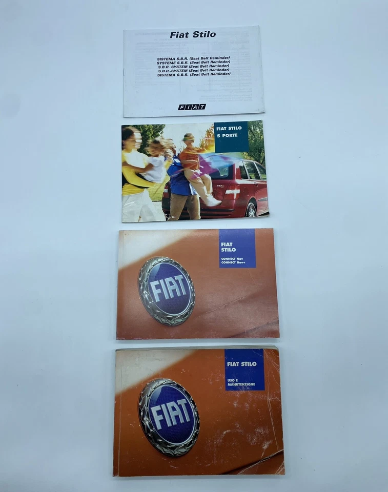 LIBRETTO USO E MANUTENZIONE FIAT STILO ITALIANO 2001 2010 IN BUONO STATO - Immagine 1 di 4