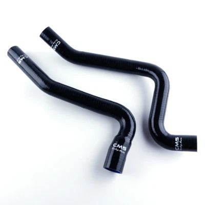 1977-1982 Chevrolet Corvette C3 5.7L 5.0L V8 Silicone Radiator Hose Kit Black - Image 1 of 4