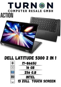Dell Latitude 5300 2in1 I i7-8665U I 16 GB I 256 GB I DE Tastatur - Picture 1 of 5
