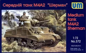 Unimodels UM372 - 1:72 M4A2 Sherman Medium Réservoir - Imagen 1 de 1