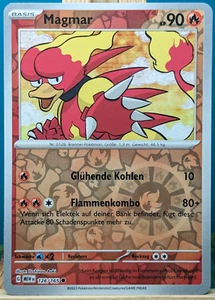 POKEMON - 151 - Magmar - 126/165 - REVERSE HOLO - deutsch - Bild 1 von 1
