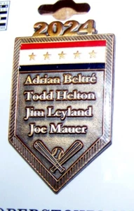 2024 Baseball Hall of Fame Induction pin Beltre Helton Leyland Mauer roster 5314 - Picture 1 of 7