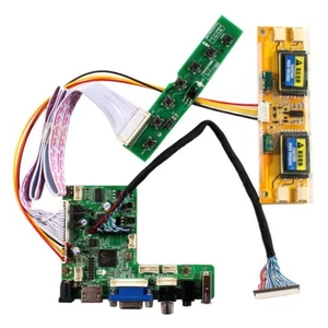 HD VGA CVBS USB LCD Controller For 17-19" 1280x1024LTM170EX LTM170E8 LTM190E4 - Picture 1 of 5
