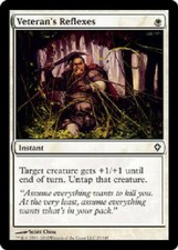VETERAN'S REFLEXES FOIL Worldwake MTG Magic the Gathering Cards DJMagic