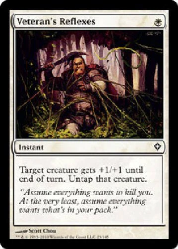 VETERAN'S REFLEXES FOIL Worldwake MTG Magic the Gathering Cards DJMagic - Image 1 of 1