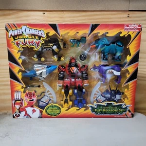 Power Rangers Jungle Fury Transforming Fury Megazord Set, Bandai, Very Rare - Picture 1 of 3