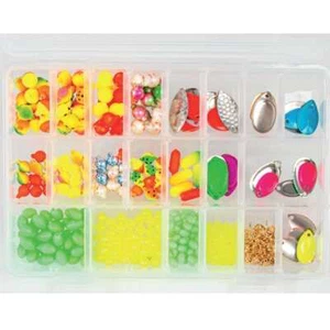 Fladen ZUBEHÖR BOX mit Lockperlen Stoppern Spinnerblättchen Vorfachzubehör - Bild 1 von 1