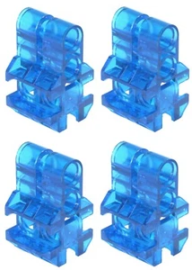 Falta Lego Brick 32137 TrBlue x 4 Technic Connector Block 3 x 2 x 2 - Imagen 1 de 2