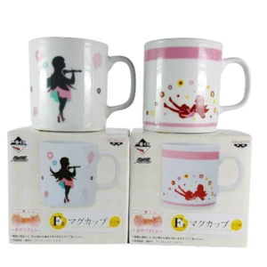 Bakemnogatari Monogatari Shinobu Oshino Mug Cup Set of 2 Banpresto Ichiban Kuji - Picture 1 of 6