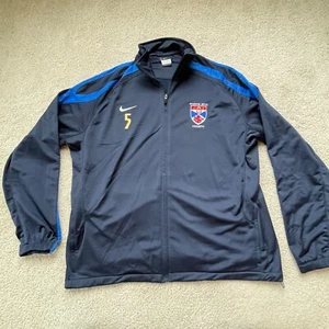 Nike Jacket Mens XXL 2XL Blue Krakow 2012 USAMFC Full Zip Windbreaker - Picture 1 of 16