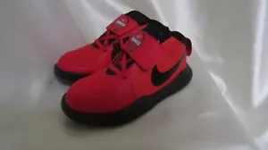 TODDLER BOY`S NIKE TEAM HUSTLE D 9 (TD) ATHLETIC SNEAKERS SIZE 4 C NEW RED/BLACK - Picture 1 of 12