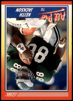 Keith Jackson #588 1990 Score - Image 1 of 2