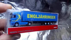 * Herpa 066150 Mercedes-Benz Actros LH Curtain Canvas Semitrailer 1:160 N Scale - Picture 1 of 1