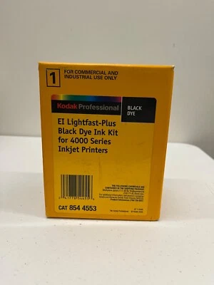 Kodak Encad EI Lightfast-Plus Black Dye Ink Kit for 4000 printers Cat 854-4553 - Image 1 of 4
