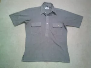 Vintage The Bum Shirt Mens Small 14 Gray 70s Dagger Collar - Picture 1 of 8