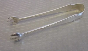 Sterling Silver Towle LADY MARY Sugar Tongs Antique 1917 Claw Ends No Mono 4" - Picture 1 of 7