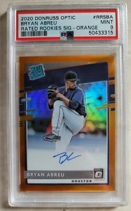 🔥2020 Panini Donruss Optic #RRSBA Bryan Abreu Signatures - Orange /99 PSA 9 Pop 1 - Bild 1 von 4
