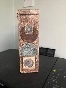 TROIKA TALL RECTANGULAR VASE Jane Fitzgerald - Picture 1 of 6