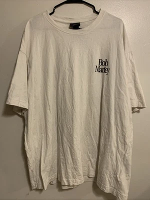 Camiseta H&M Bob Marley Zion Rootswear para hombre talla 2XL blanca Foto 1 de 4