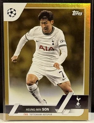 2022-23 Topps UEFA Club Competitions - Heung-Min Son - #5 - Gold Foil /50 - Image 1 of 2