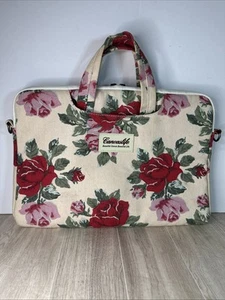 Canvaslife carry case Red Floral Zip Laptop Tablet Case Rose s computer case!!!! - Photo 1/9