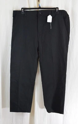 Pantalón recto regular delantero plano Lee Extreme Motion negro talla 42 x 30 para hombre Foto 1 de 4