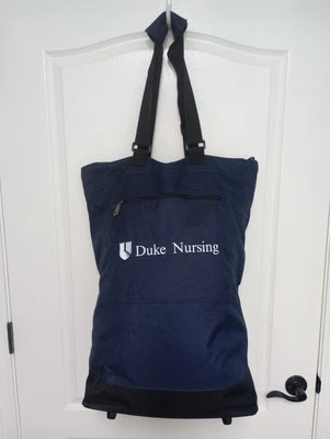 New Large Duke University Nursing Wheelie Tote Bag Adjustable Straps (Backpack) - Image 1 of 4