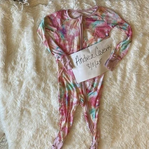 Little Sleepies Footie 2T Cotton Candy Original OG Zippy Bambus Baby Nachtwäsche - Bild 1 von 1