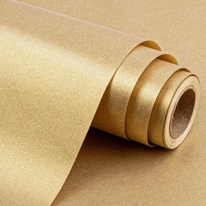 Yarcony Shimmer Gold Wrapping Paper, Champagne 17 Inches X 33 Feet,  - Picture 1 of 7
