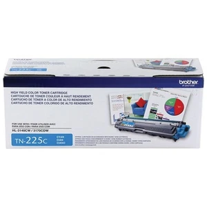 Genuine Brother Genuine High Yield Toner Cartridge, TN225C, Replacement Cyan Ton - Picture 1 of 1