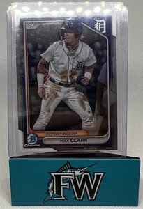 2024 Bowman Chrome Max Clark #BCP‐24 Base Cromata RC Tigers - Foto 1 di 2