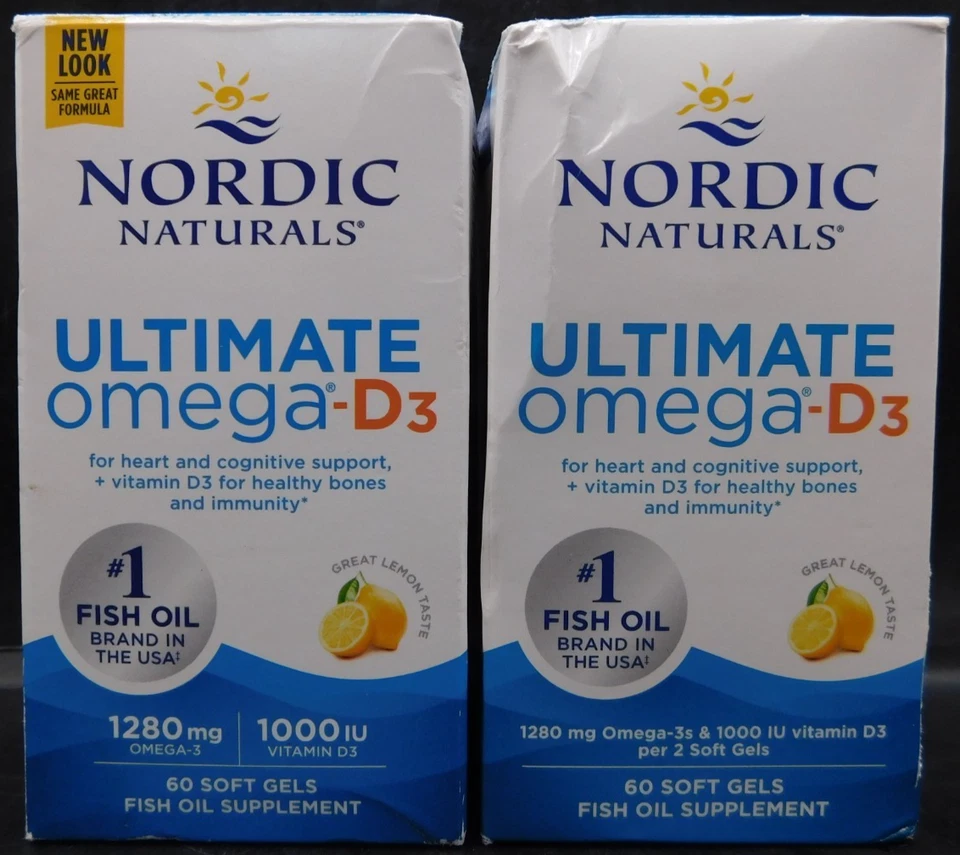 Nordic Naturals Ultimate Omega D3 Lemon