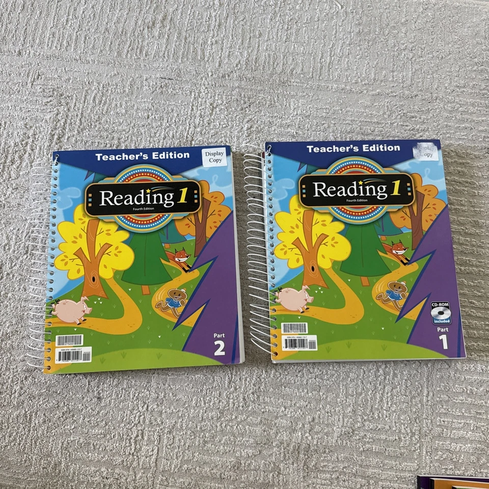 BJU Press Reading 1 Fourth Edition Teachers Edition Parts 1 and 2 - Image 1 of 1