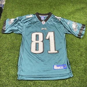 Terrell Owens Philadelphia Eagles Jersey Mens Medium Green #81 Reebok - Picture 1 of 21