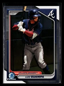 Luis Guanipa 2024 Bowman Chrome Prospect #BCP-118 Atlanta Braves Rookie *023 - Picture 1 of 2