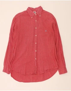 REPLAY Mens Flannel Shirt XL Red Check Cotton AW09 - Picture 1 of 3