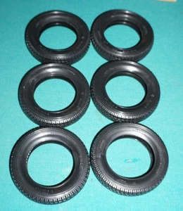 1935 Mercedes Benz 500 K-AK Cabriolet Pocher 1/8 Tires Set Of 6. - Picture 1 of 3