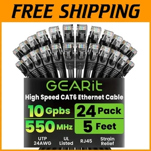 Vielseitiges 10Gbps Ethernet Kabelpaket - 24 Kabel - Bild 1 von 10