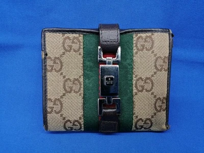 GUCCI Authentic wallet Jackie GG Luxury brand High Quality Pre-owned size 10cm  - Image 1 of 4