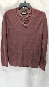 Mens Eddie Bauer Size Large Tall Red Sweater - Picture 1 of 4