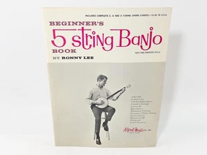 Libro banjo de 5 cuerdas para principiantes de Ronny Lee, folk y country - Alfred Music, bonito - Imagen 1 de 4