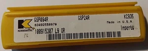 KENNAMETAL Inserts 5-pack - KC935 - GSP094R - GSP24R - USA   (B3) - Picture 1 of 4