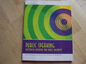 Public Speaking Rhetorical Invention and Public Argument (Second Custom Edit... - Picture 1 of 1