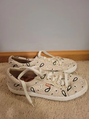 Tenis Keds Mujer 11 Crema Clásicos Campeón Bajo Con Cordones Informales Lona WF3400S Foto 1 de 4