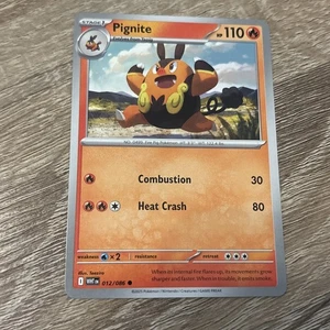 Pignite - 012/086 - Common - Near Mint White Flare Pokemon Card - Picture 1 of 2