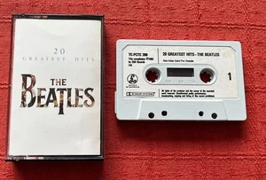 THE BEATLES - CASSETTE TAPE WITH PAPER LABELS - 20 GREATEST HITS - Picture 1 of 5