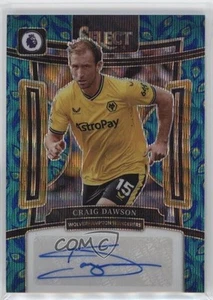 2023-24 Panini Select Premier League Signatures Peacock Prizm Craig Dawson automático - Imagen 1 de 3