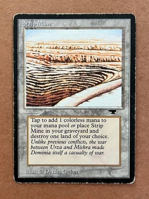 MTG   ** STRIP MINE ** Magic Antiquities Even Horizon HP - Image 1 of 2