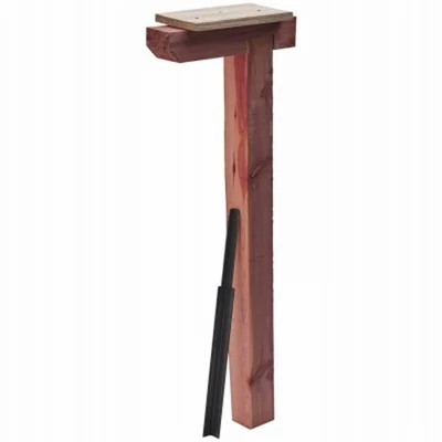 Architectural Mailboxes 43.3 in. Natural Red Cedar Mailbox Post - Image 1 of 3